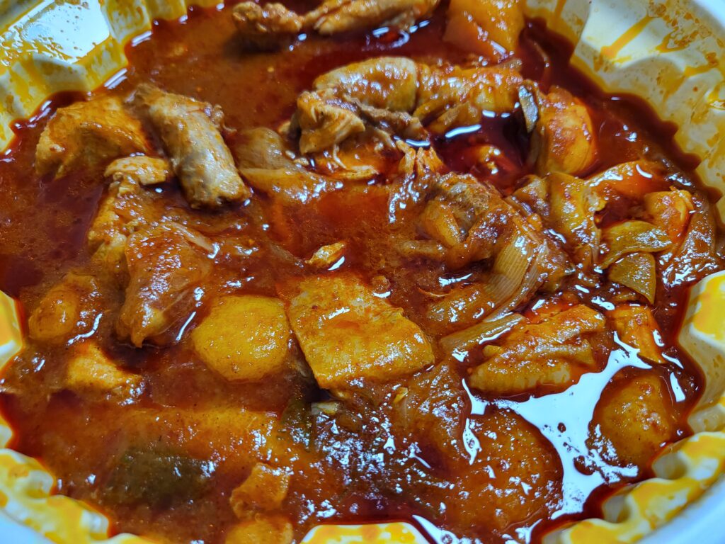 엽기닭볶음탕 덜매운맛 먹어보다